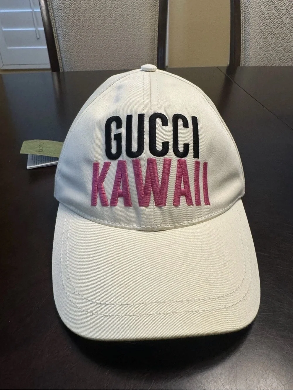 New Authentic Gucci Logo Kawaii Pikarar Collection Baseball Hat Size M